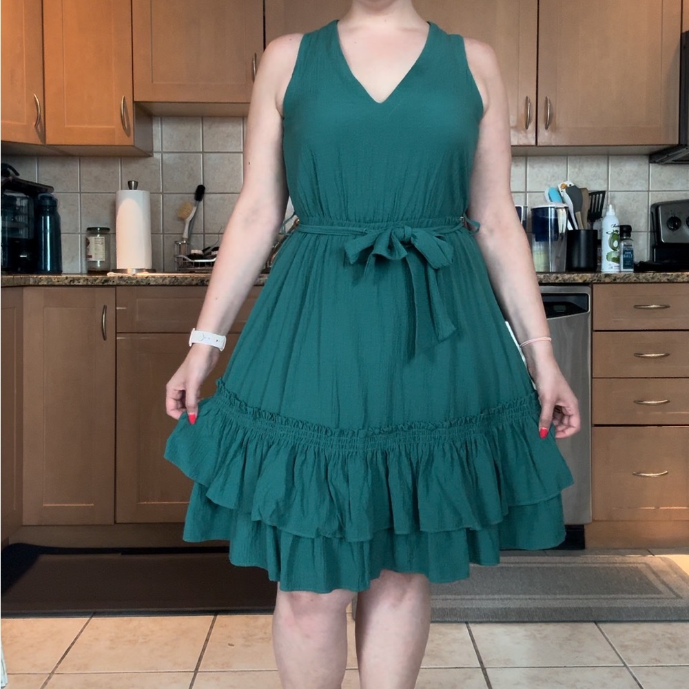 Calvin Klein Ruffle Dress - Picture 2 of 5